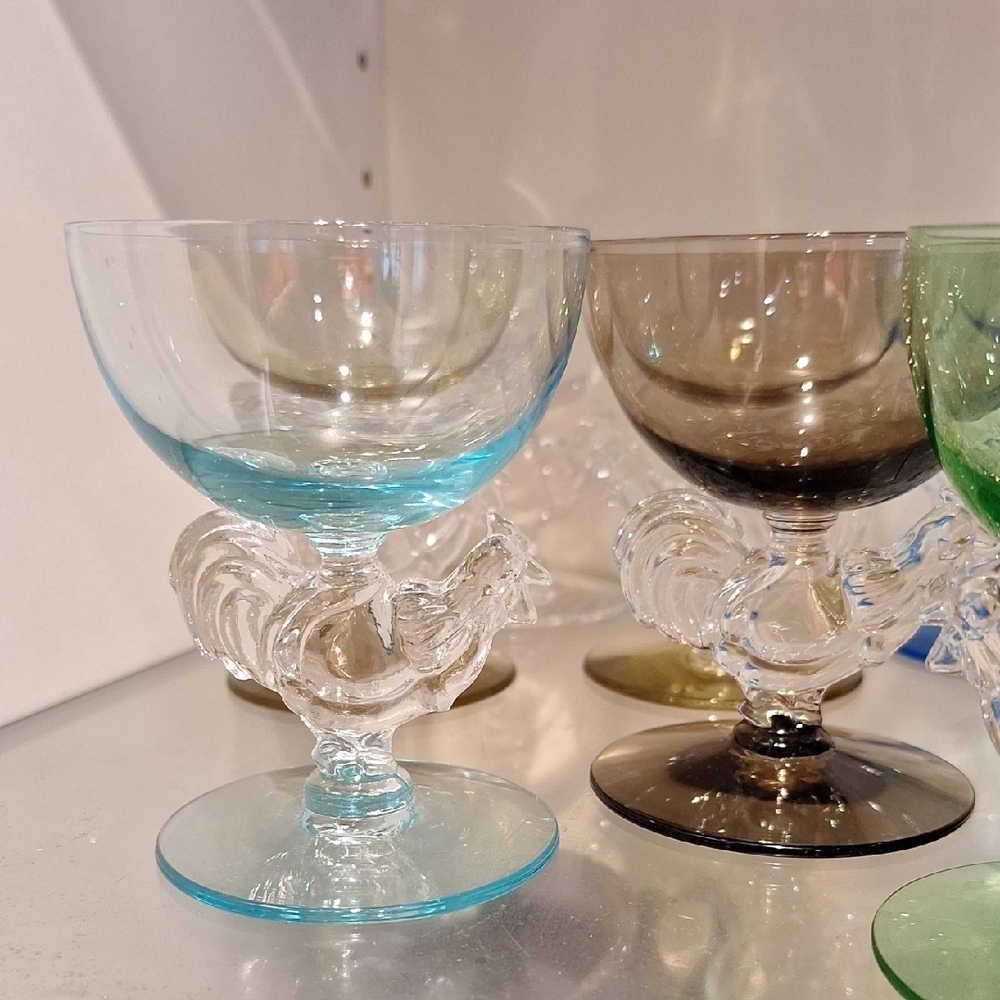 Cocktail Glass Rooster Collection - Picture 5 of 12
